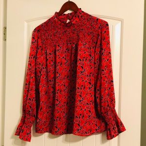 Ann Taylor floral blouse : medium